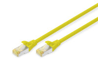 DIGITUS CAT 6A S/FTP Patchkabel, 3m, gelb