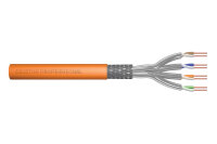 DIGITUS CAT.7 S/FTP Verlegekabel, 100m, simplex,100m,orange