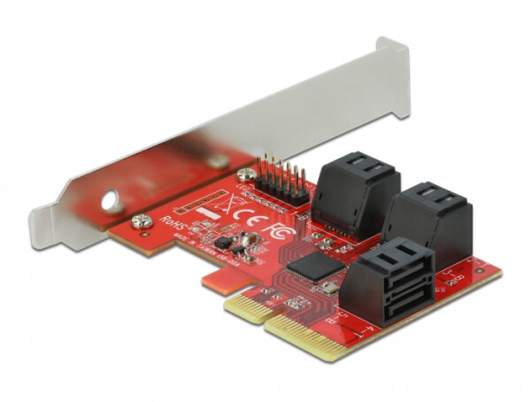 DELOCK PCI Express x4 Karte 6 Port SATA Low Profile