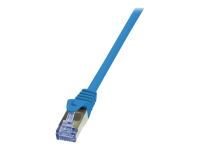 Logilink PrimeLine Patchkabel CAT6a S/FTP AWG26 2x RJ45...