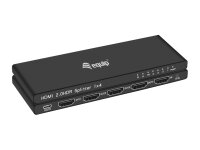 Equip HDMI2.0 4-Port Splitter Ultra Slim 4K/ 60Hz    schwarz