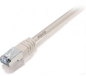 Equip Patchkabel Cat5e     SF/UTP 2xRJ45 15.00m    grau  PVC Polybeutel