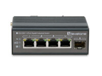 LevelOne Industr.Switch  4xGE/1xGSFP+DIN    unmanaged Metall