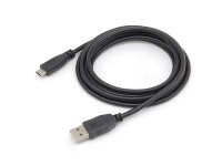 Equip Kabel USB-A2.0->C 3A              St/St  3.00m...