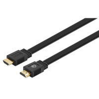 MANHATTAN flaches HDMI-Kabel mit Ethernet-Kanal 4K@60HZ 10m