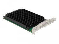 DELOCK PCI Expr x16 Karte > 4x int NVMe M.2 Key M...