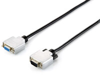 Equip VGA Kabel 1920x1080/60Hz Erweit.  St/Bu 15.00m schwarz