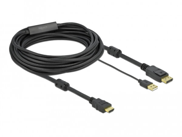 DELOCK HDMI > DisplayPort Kabel 4K 30Hz 7m
