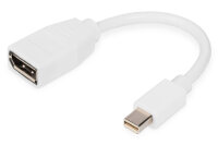 DIGITUS DisplayPort Kabel, mini DP - DP St./Bu. 0,15m...