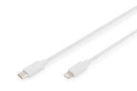 DIGITUS Daten- / Ladekabel, USB-C - Lightning, MFI 1,0m
