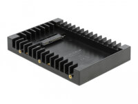 DELOCK 3.5 Einbaurahmen für 2.5 SATA Laufwerk schwarz