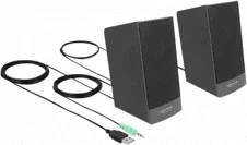 DELOCK Stereo 2.0 PC Lautsprecher 3,5mm Klinkenstecker USB