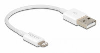 DELOCK USB Daten-/Ladekabel iPhone/iPad/iPod 15cm weiß