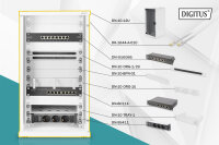 DIGITUS Netzwerk-Set 254 mm (10")-12HE, 312x300mm (B...
