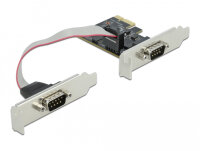 DELOCK PCI Express Karte zu 2x Seriell RS-232