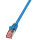 Logilink Patchkabel CAT6   S/FTP AWG27 PIMF  0,50m blau