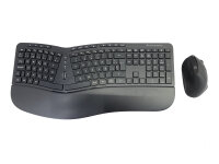 CONCEPTRONIC Tastatur+Maus Wireless ERGO  Layout ES  schwarz