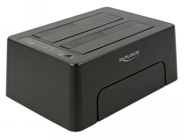 DELOCK Dockingstation USB Type-C 3.1 2x SATA HDD/SSD Klon Fu