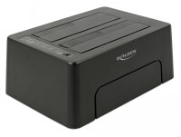 DELOCK Dockingstation USB Type-C 3.1 2x SATA HDD/SSD Klon Fu
