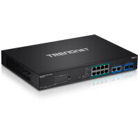 TRENDnet Switch 12-Port Gigabit PoE+ Smart Surveillance