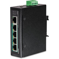 TRENDnet Industrie Switch  5 Port Fast Eth. PoE+    DIN-Rail