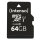 SD MicroSD Card 64GB Intenso SD-HC UHS-I inkl. SD- Adapter retail