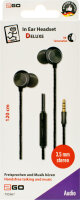 2GO In-Ear Stereo-Headset "Deluxe" - schwarz / anthrazit