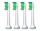 Philips Sonicare HX6014/07 Sonicare Pro Results Ersatzbürste, 4 Stück