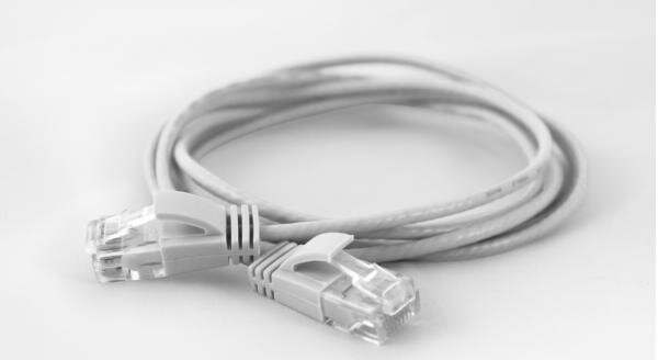 Wantec Patchkabel UTP  CAT6a           d=2,8mm  5,00m weiß