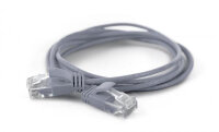 Wantec Patchkabel UTP  CAT6a           d=2,8mm  0,50m grau