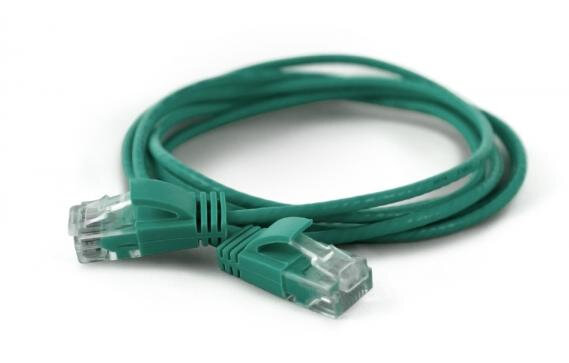Wantec Patchkabel UTP  CAT6a           d=2,8mm  3,00m grün