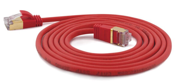 Wantec Patchkabel SSTP CAT7 Ste. CAT6a d=4mm    3,00m rot