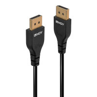 LINDY 3m Slim DisplayPort 1.4 Cable