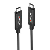LINDY USB 3.2 Typ C/C Gen 2 Activkabel,100W PD,10Gbit/s,3m