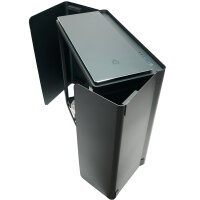 AZZA PC Gaming Gehäuse Midi ATX Cast 808B Aluminium...