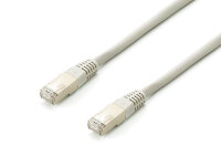 Equip Patchkabel Cat6A  10x S/FTP 2xRJ45  0.50m    grau Plat