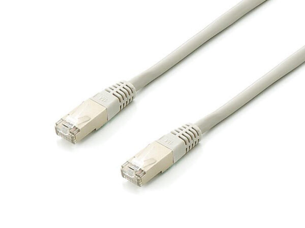 Equip Patchkabel Cat6A  10x S/FTP 2xRJ45  1.00m    grau Plat