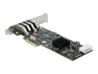 DELOCK PCI Express x4 Karte > 4x extern SuperS. USB...