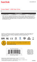 128GB USB 2.0 SanDisk Cruzer