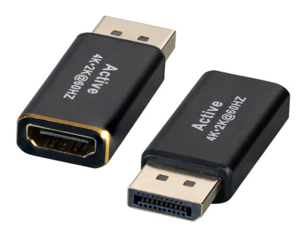 EFB DisplayPort Adapter,DP Stecker->HDMI TypA Buchse,4K60Hz