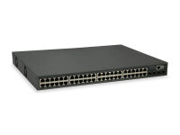 LevelOne PoE+Switch 48xGE PoE/4x10GSFP   400W 19"...