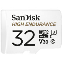 SD MicroSD Card  32GB SanDisk High Endurance SDHC