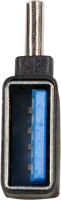 Logilink Adapter USB 3.2 Gen1 Type-C,C/M zu USB-A/F,90°,schw