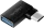 Logilink Adapter USB 3.2 Gen1 Type-C,C/M zu USB-A/F,90°,schw