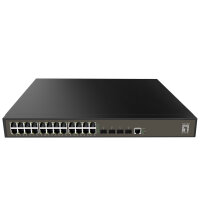 LevelOne Switch 24xGE/4xSFP                   19"...