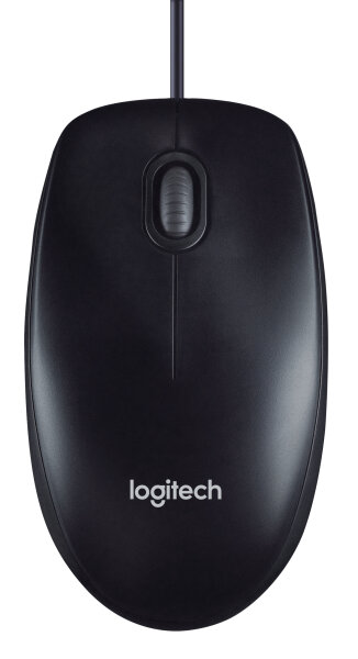 Logitech USB Mouse M90  grau