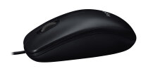Logitech USB Mouse M90  grau