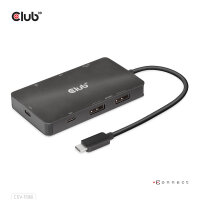 Club3D USB-C 7in1-HUB >2xDP/2xUSB/2xUSB-C/LAN 4K60Hz...