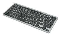 MANHATTAN Slim Funktastatur anthrazit Bluetooth 3.0/2.4GHz