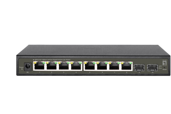 LevelOne Switch  8xGE/2xSFP               Hilbert SL managed